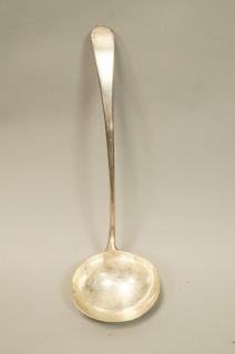 Appraisal: Georgian th Century Sterling Ladle WILLIAM ELE Georgian th Century