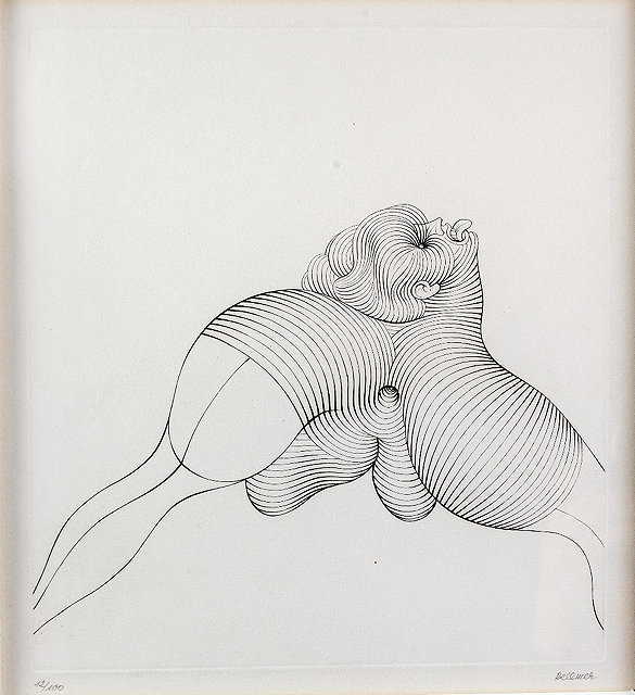 Appraisal: Hans Bellmer German - La C phalopode signed and numbered