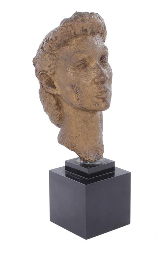 Appraisal: American bronze bust of Millicent Rogers early th century bronze