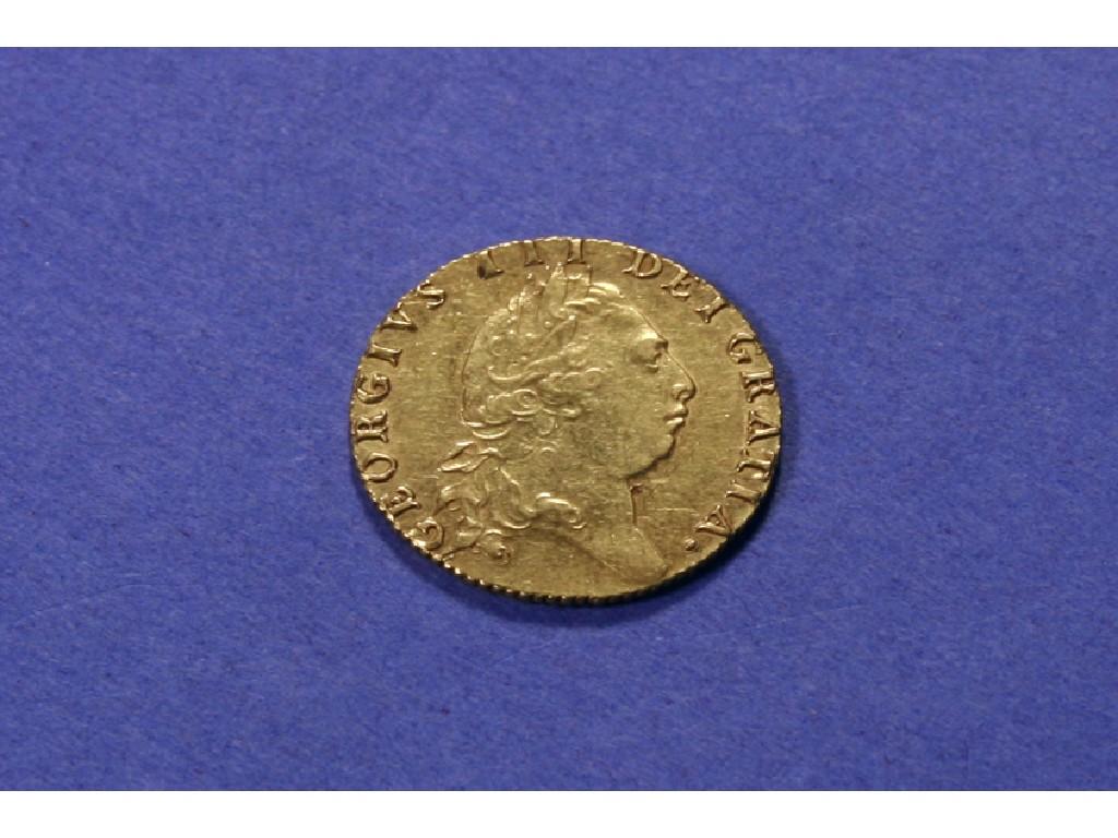 Appraisal: A GEORGE III GOLD GUINEA See illustration