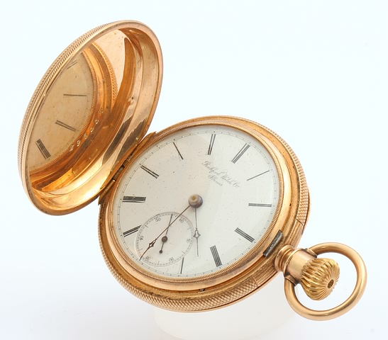 Appraisal: KY Rockford Watch Co Keywind pocket watch diameter Reversible engraved