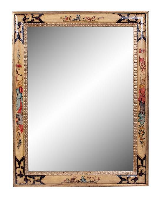 Appraisal: A Venetian Style Mirror Height x width inches A Venetian