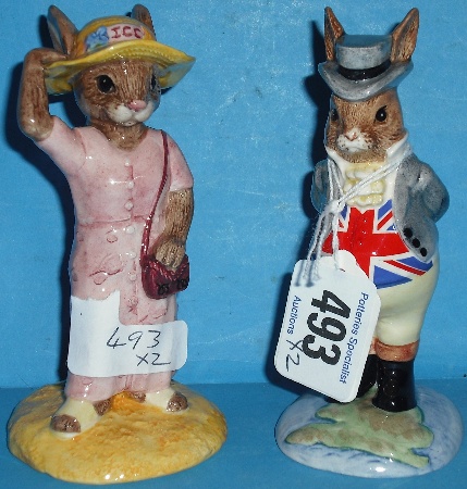 Appraisal: Royal Doulton Bunnykins Figures John Bull DB limited edition and