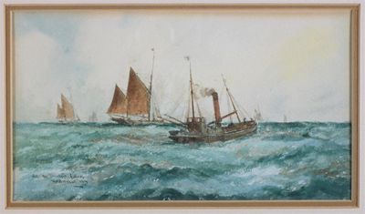 Appraisal: William Minshall Birchall - With the Lowestoft Fishers Minesweeping A