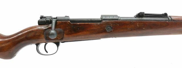 Appraisal: German Mauser K rifle mm bolt action barrel fixed front