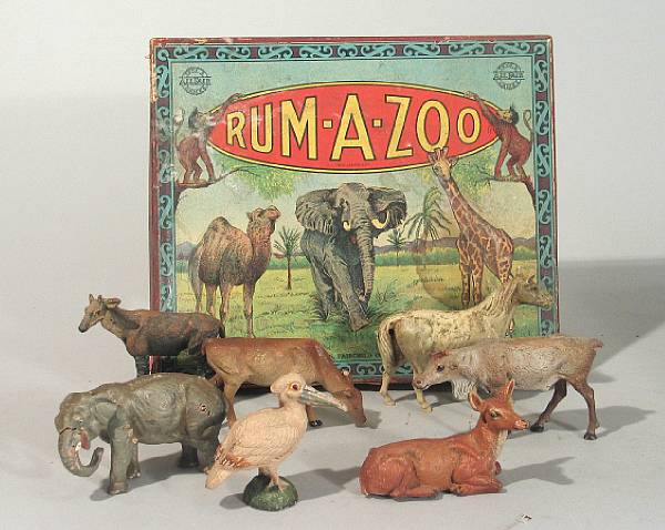 Appraisal: Elastolin Animals Shed Lot of German composition animals including larger