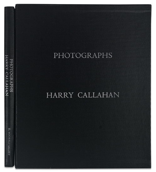 Appraisal: CALLAHAN HARRY Photographs Beautifully illustrated with reproductions of Callahan's photographs