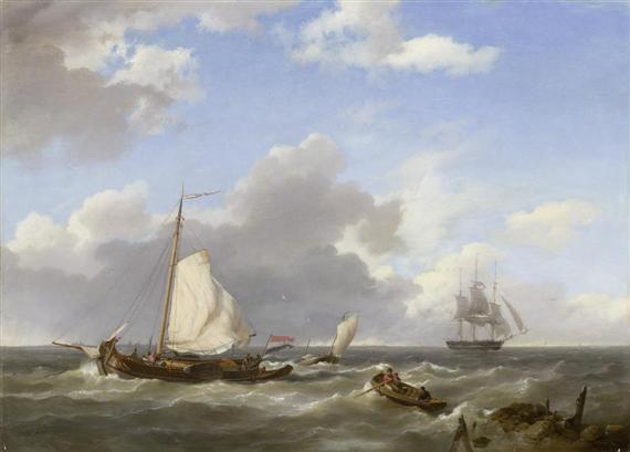 Appraisal: KOEKKOEK HERMANUS the elder Middleburg - Haarlem Dutch costal landscape