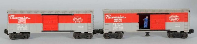 Appraisal: Lot of Lionel O-Gauge Boxcars Description Post-war Includes - New