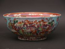 Appraisal: A Fabulous th Century Canton Rose Bowl A large late