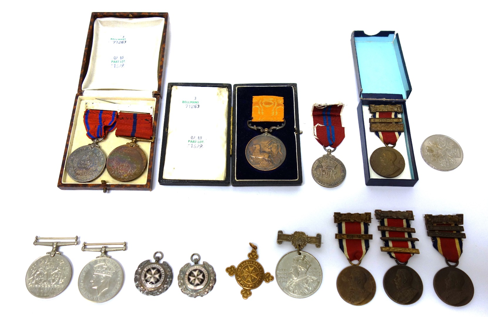 Appraisal: A London County Council Metropolitan Fire Brigade bronze Coronation medal