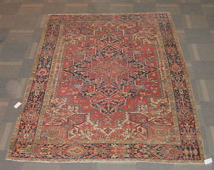 Appraisal: Heriz carpet northwest persia circa nd quarter th century ft