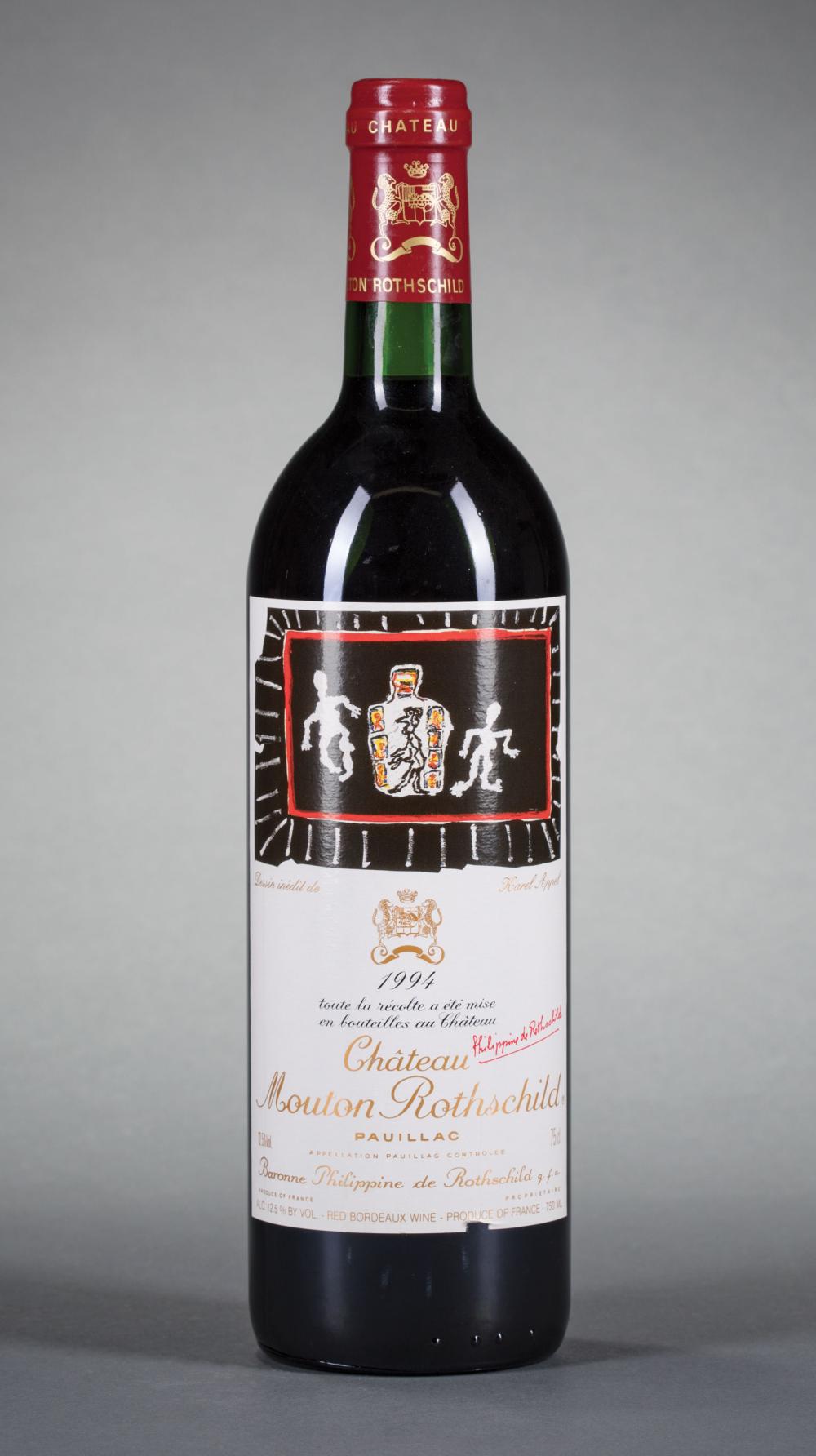 Appraisal: Mouton Rothschild Artist Label Series Ch teau Mouton Rothschild Pauillac