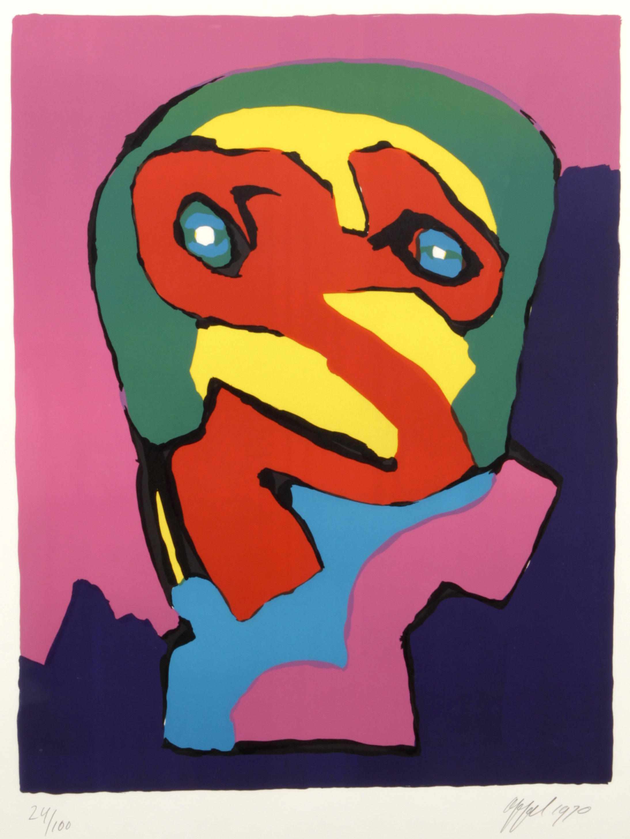 Appraisal: Karel Appel Dutch - Plates from Personnages Lithographs in colors