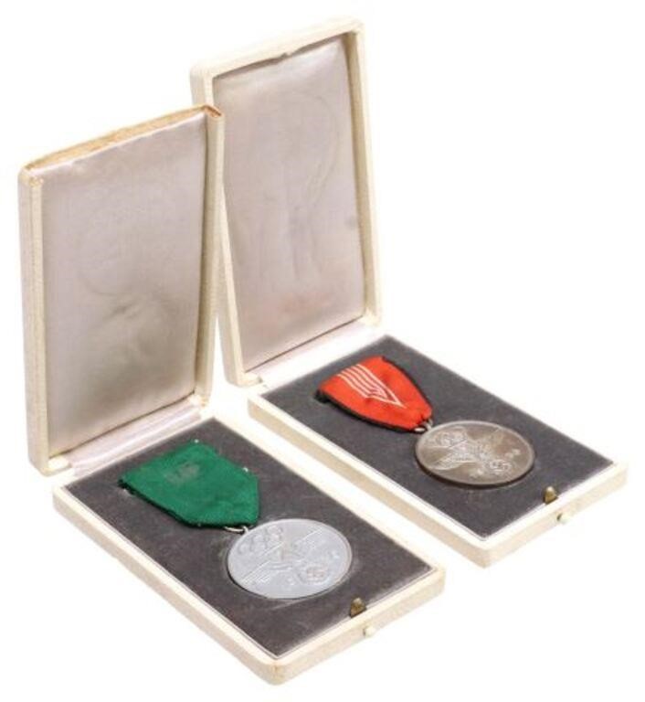 Appraisal: lot of German Olympics medal of merit circular with the