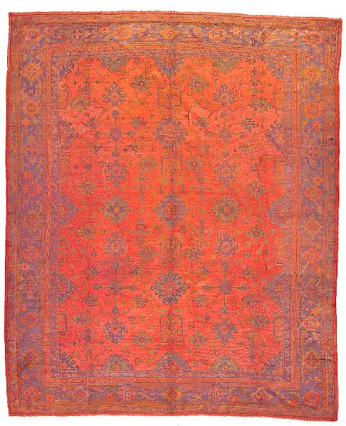 Appraisal: An Oushak carpet West Anatolia late th century size approximately