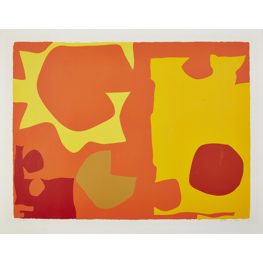 Appraisal: PATRICK HERON BRITISH - UNTITLED Signed and dated ' in