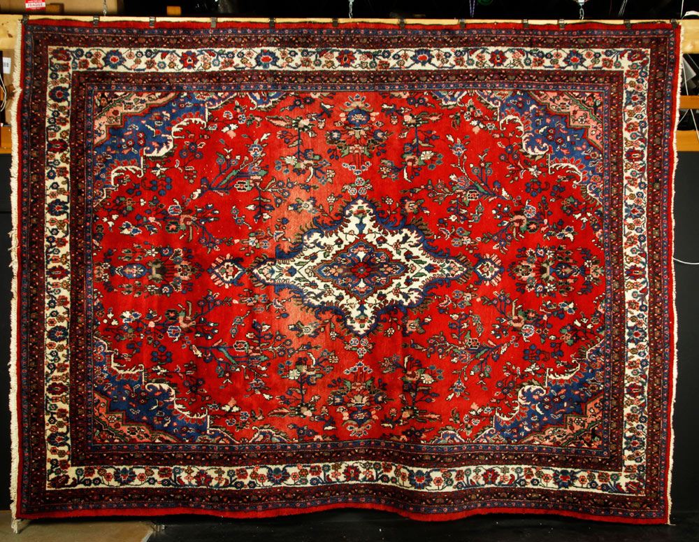 Appraisal: - Oriental Hamadan Rug Oriental Hamadan rug ' x '