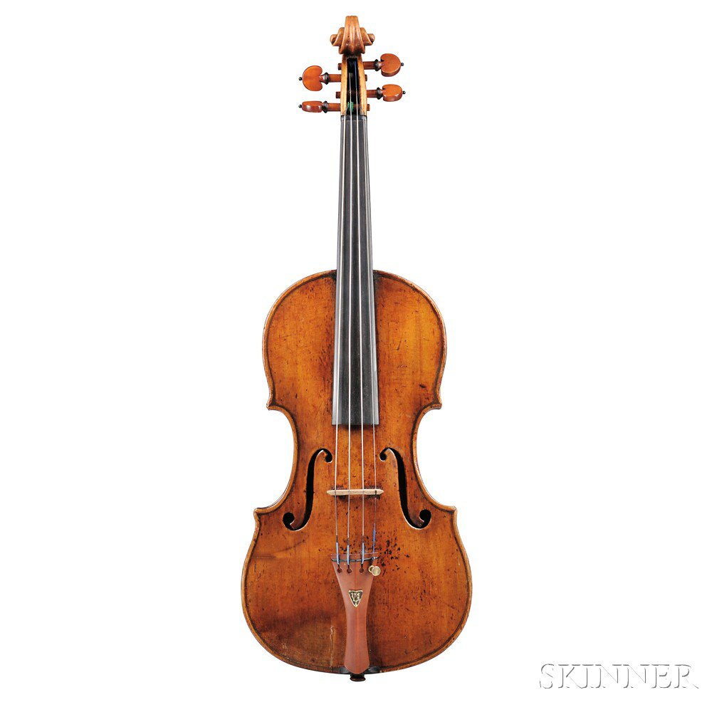 Appraisal: Violin Ascribed to Samuel Nemessanyi labeled JOSEPH GUARNERIUS length of