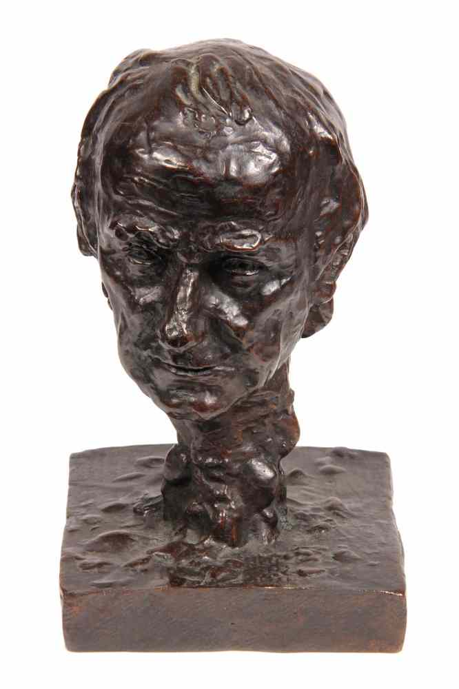 Appraisal: BRONZE SCULPTURE- by Thomas Eakins Am - bronze from the