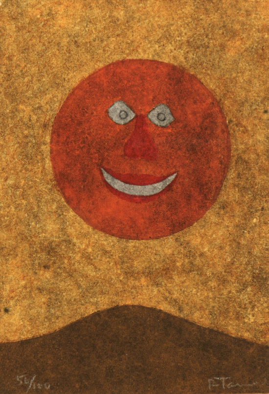 Appraisal: Rufino Tamayo Mexican - Sol Pereda Mixograph in colors on