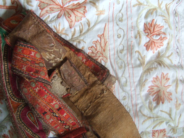 Appraisal: A Kashmiri embroidered bed cover s together with an Indian