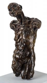 Appraisal: CAMILLE CLAUDEL FRENCH - Torse de Clotho bronze with light