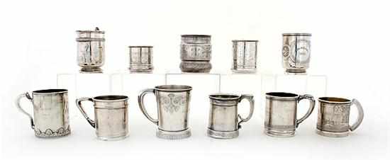 Appraisal: Whiting sterling cups New York late th early th century