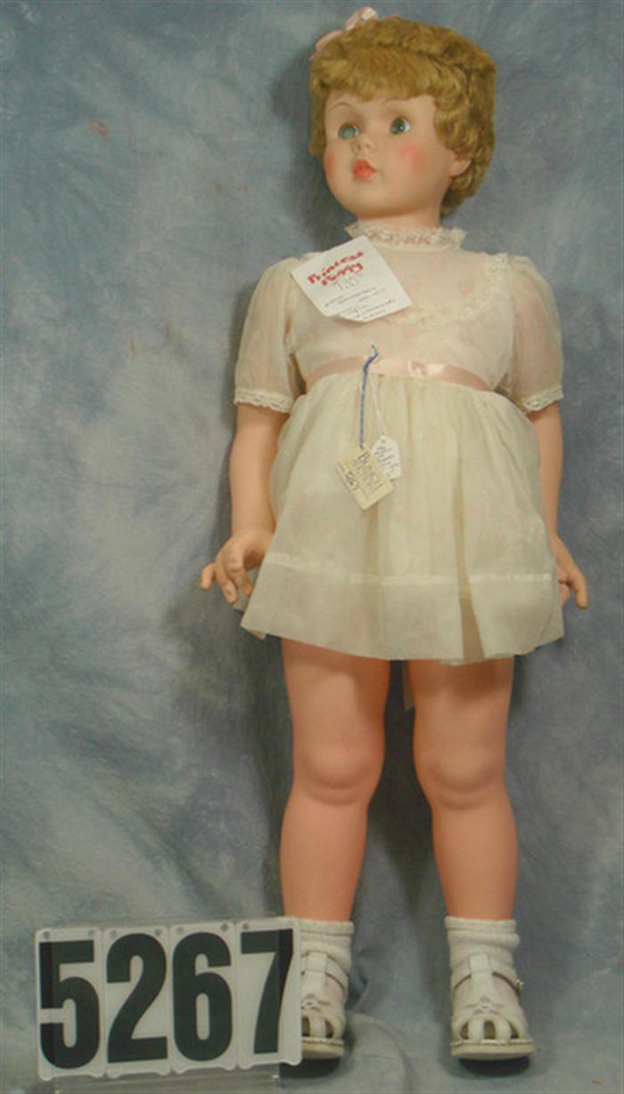 Appraisal: Horsman Princess Peggy doll needs lashes blonde hair and green