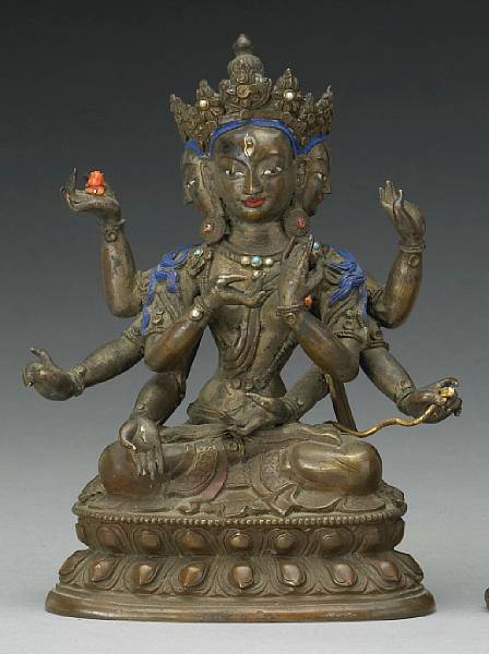 Appraisal: A Tibetan-Chinese figure of a female Bodhisattva th Century Her