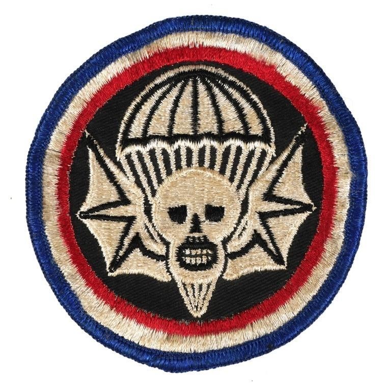 Appraisal: WWII ST AIRBORNE ND PAR INF REG PATCHRare original period