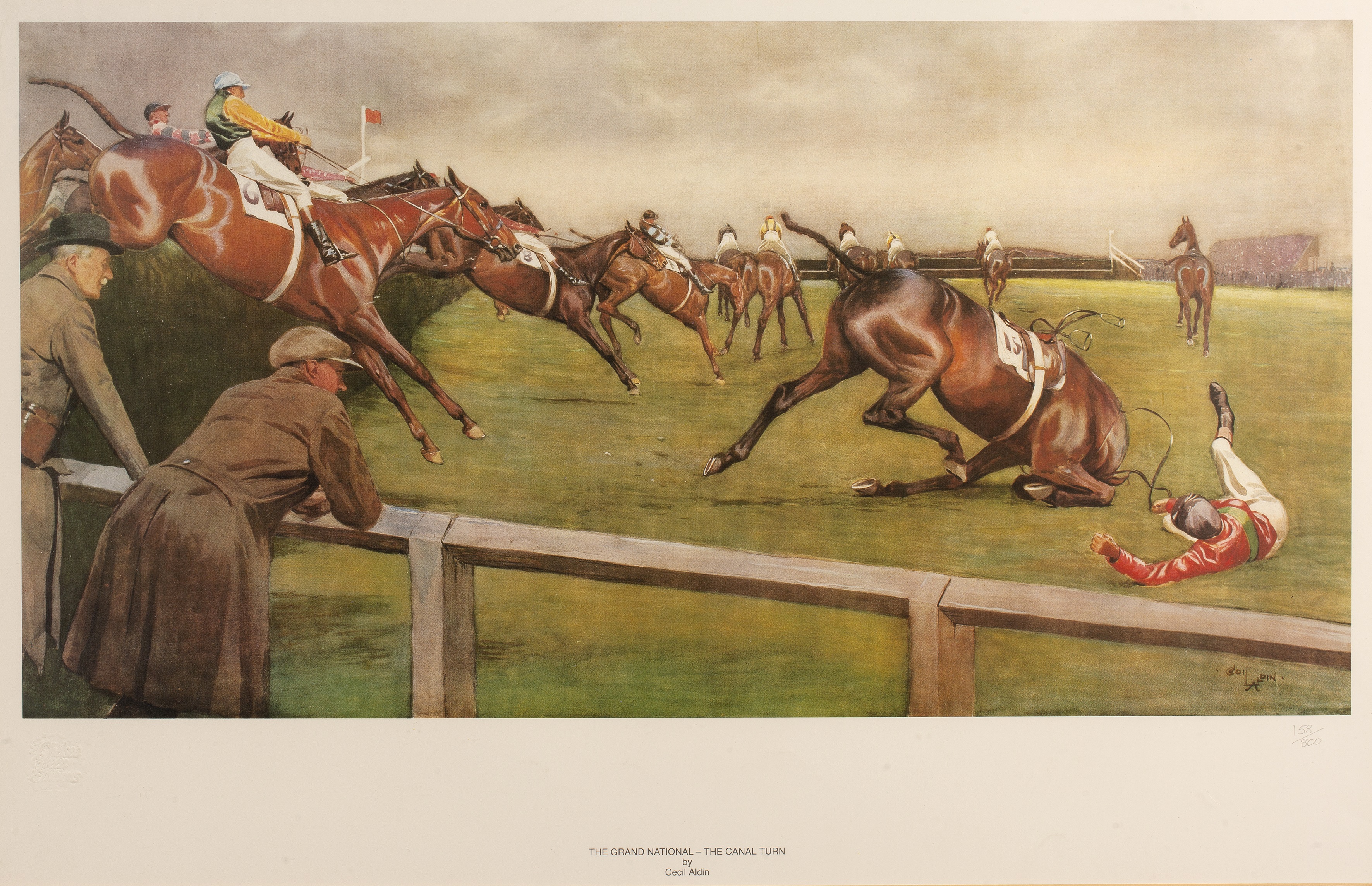 Appraisal: After Cecil Aldin - The Grand National - The Canal