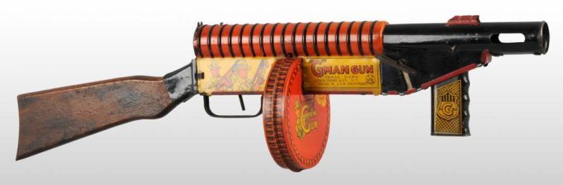 Appraisal: Marx G-Man Toy Machine Gun Description Gun in working order