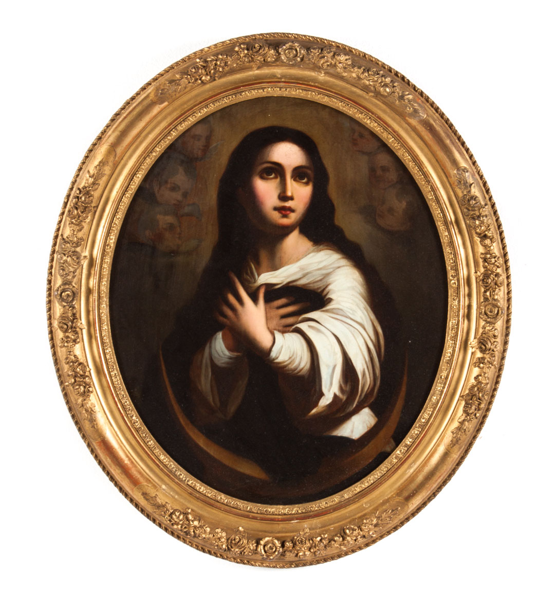 Appraisal: After Murillo Madonna of the Apocalypse oil th century after