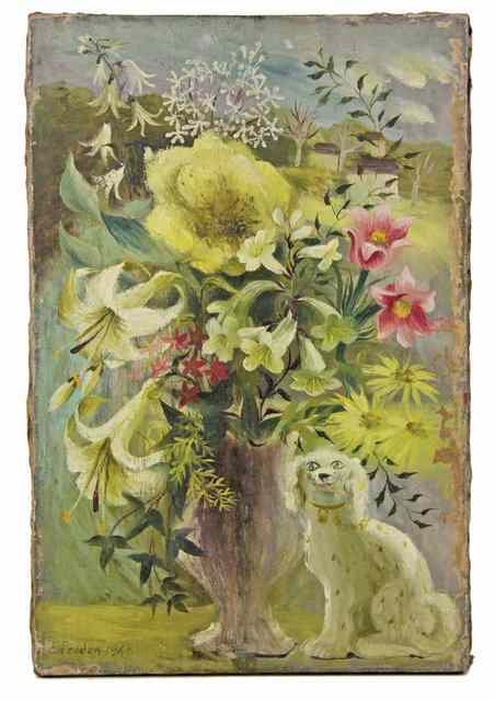 Appraisal: Mary Fedden ARR Study of a Vase of Flowers next