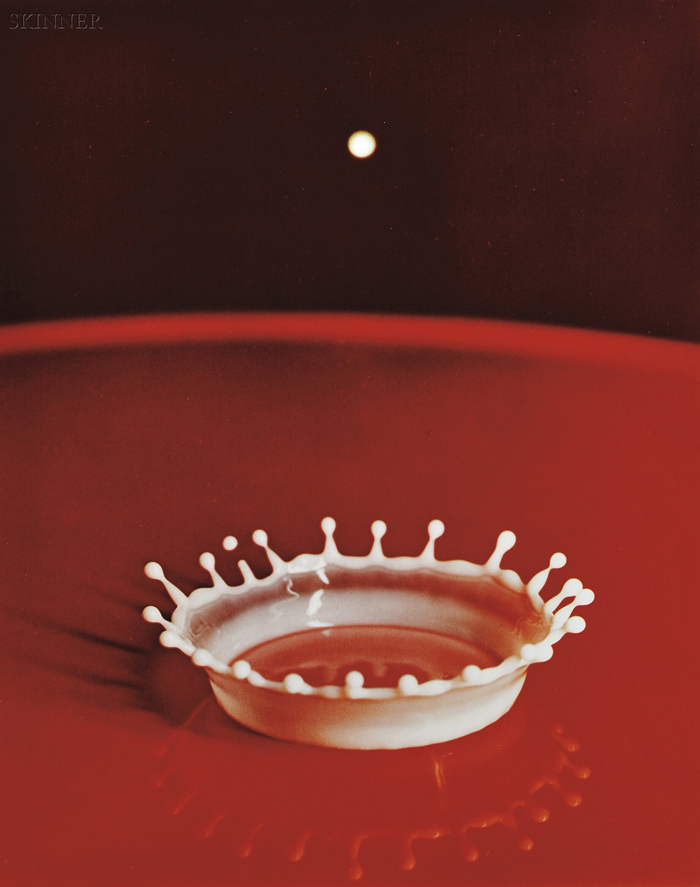 Appraisal: Harold Eugene Edgerton American - Milk Drop Coronet printed c