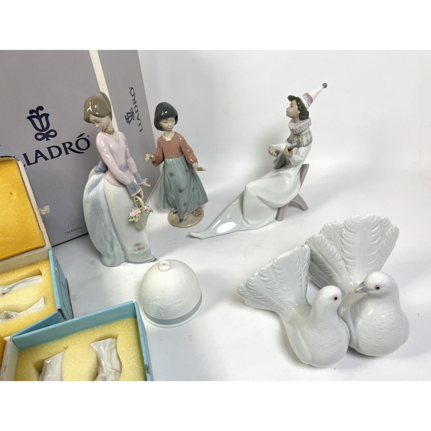 Appraisal: Lladro Porcelain lot Figures Bell Mini figures Many boxed ---