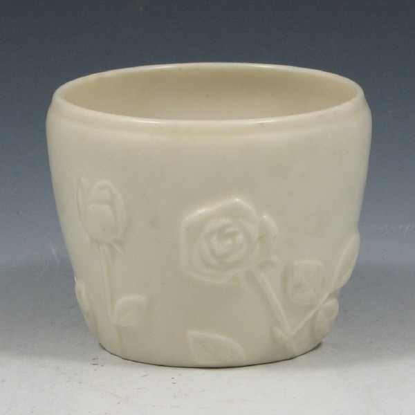 Appraisal: Rookwood Floral Rose Bowl Rookwood floral rose bowl from Marked