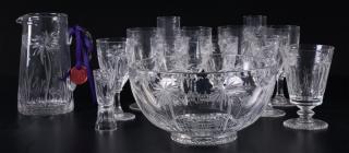 Appraisal: William Yeoward Palmyra Crystal Collection William Yeoward crystal in the