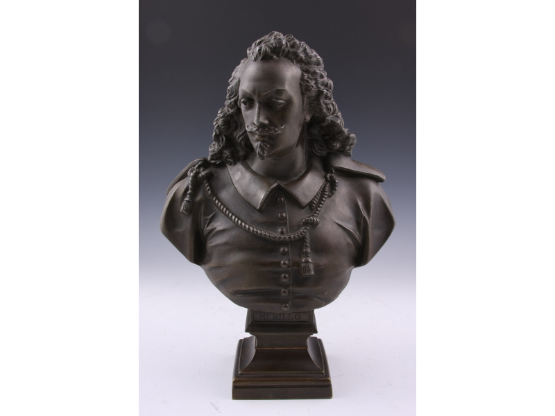 Appraisal: Bust of Bartoleme Esteban Murillo late th - early th