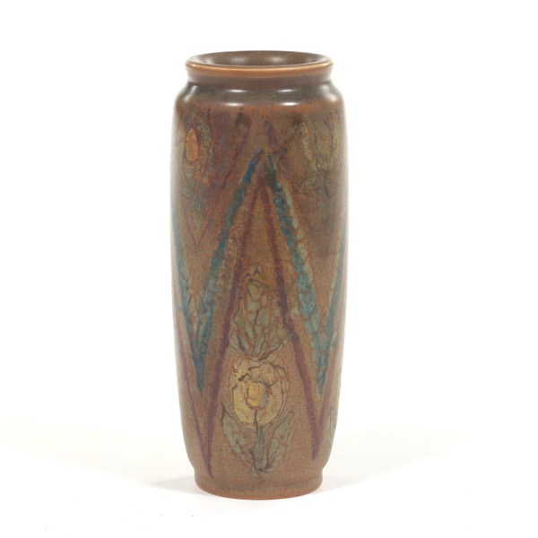 Appraisal: ROOKWOOD CABINET VASE ATTR HERMAN MOOS DATED x Rookwood art