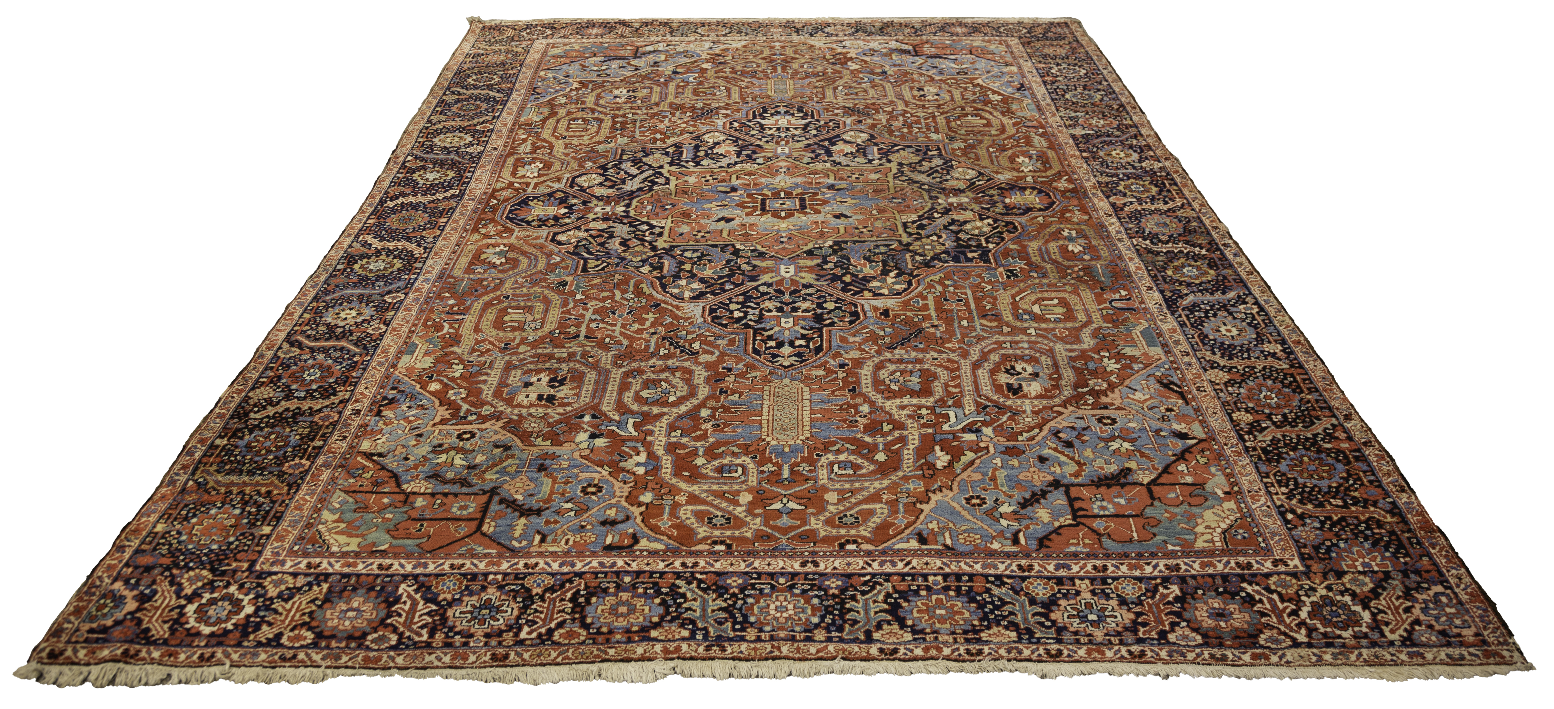 Appraisal: ROOM SIZE HERIZ ORIENTAL RUG Early th century