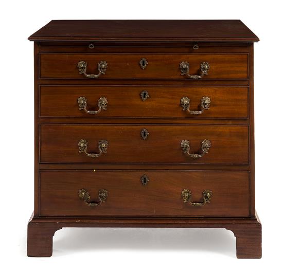 Appraisal: Sale Lot A George III Mahogany Bachelor's Chest circa having