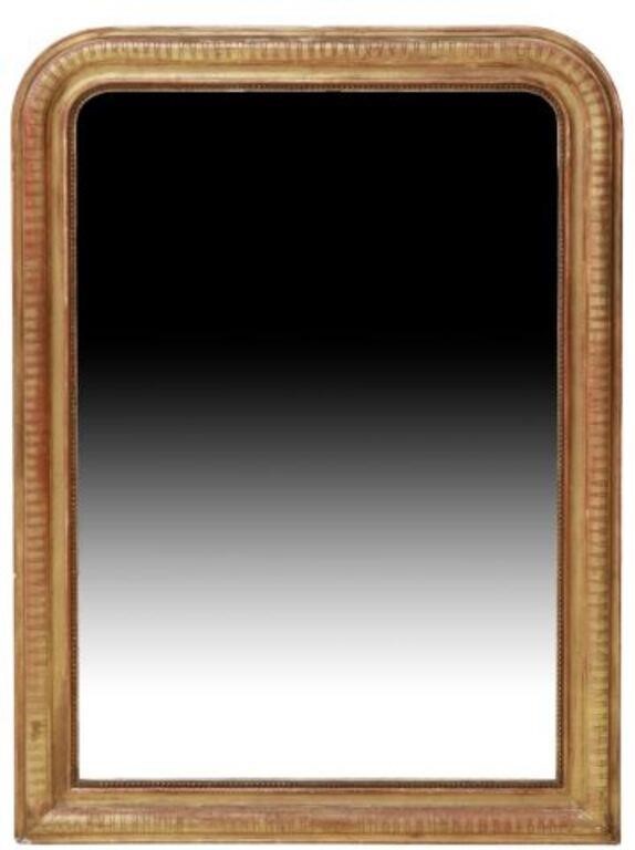 Appraisal: French Louis Philippe period wood wall mirror mid th c