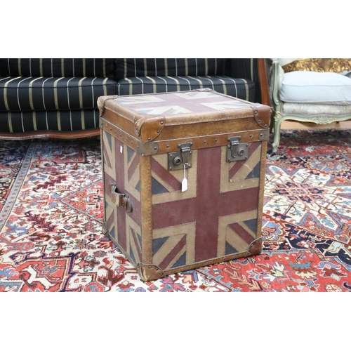 Appraisal: Modern trunk marked with the Union Jack approx cm H