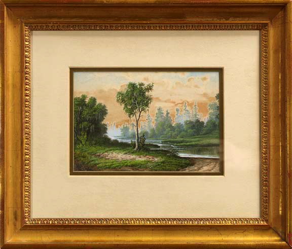 Appraisal: George David Coulon French New Orleans - On the Riverbank