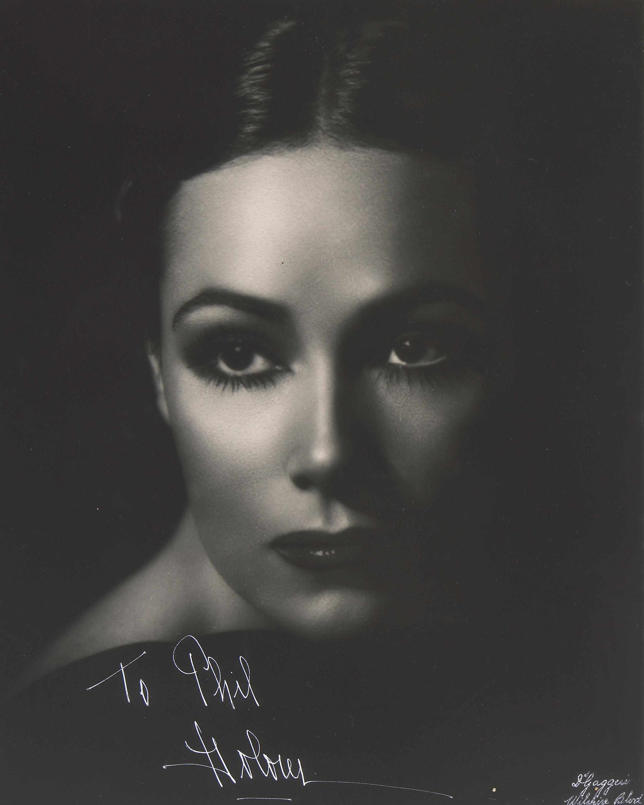 Appraisal: Dolores del Rio signed photograph An original framed publicity portrait