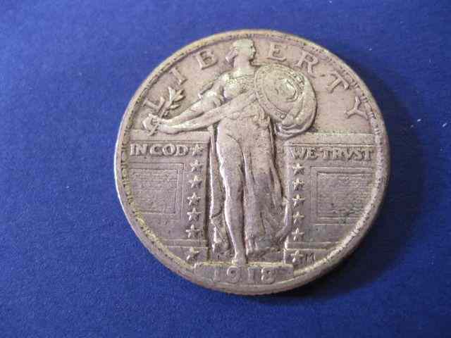 Appraisal: U S Standing Liberty Quarter fine