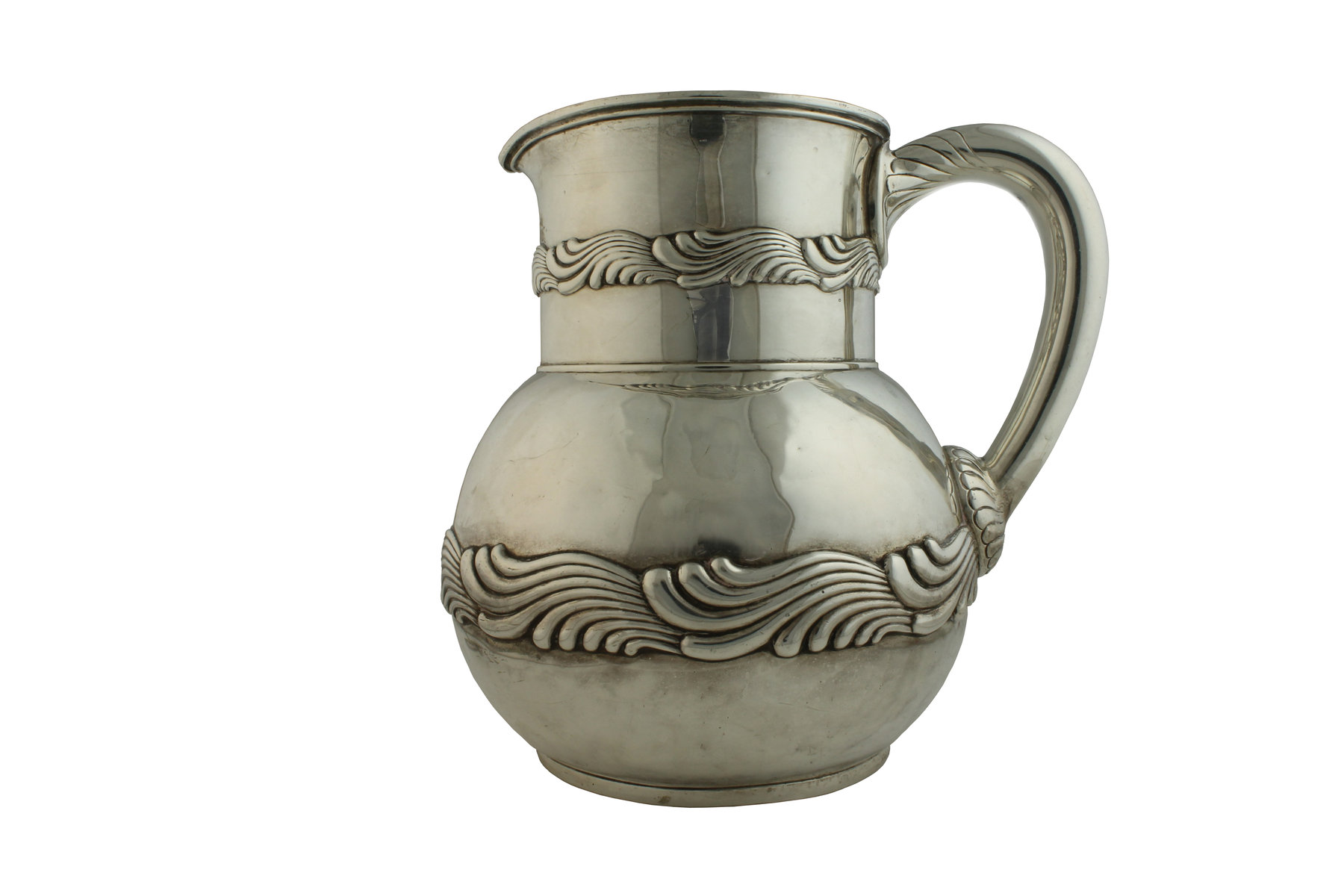 Appraisal: An American silver water jug Tiffany Co marked and to