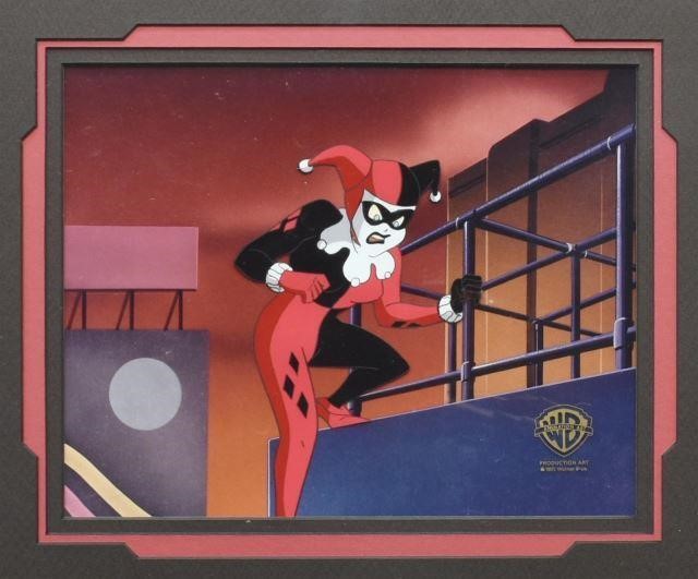 Appraisal: Framed Warner Brothers original production art sericel over lithographic background